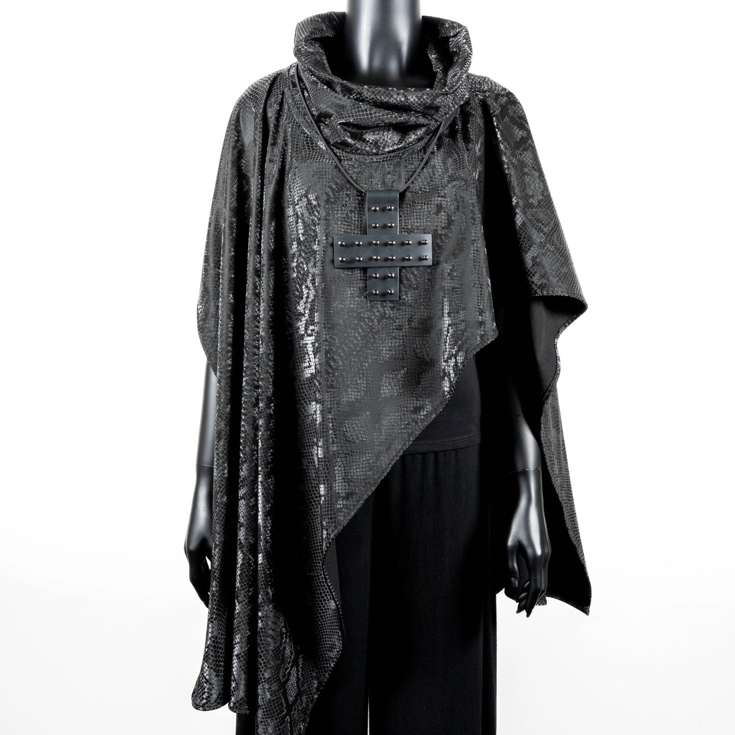 Cherish Wrap - Black Snakeskin