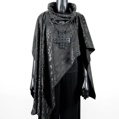 Cherish Wrap - Black Snakeskin