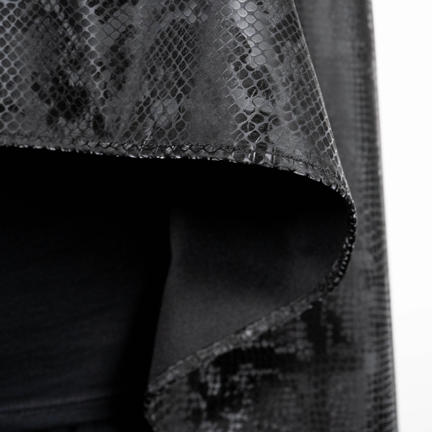 Cherish Wrap - Black Snakeskin