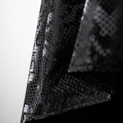 Cherish Wrap - Black Snakeskin