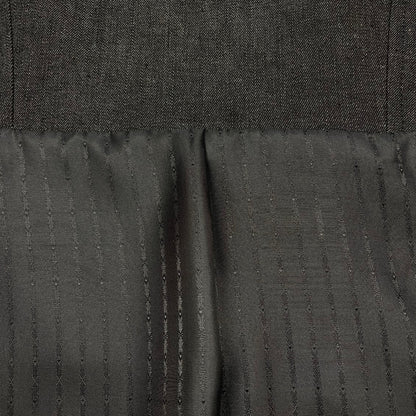 Clasique Jacket - Black Denim With Contrast Black Mesh Collar