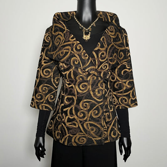 Clasique Jacket - Golden Swirl