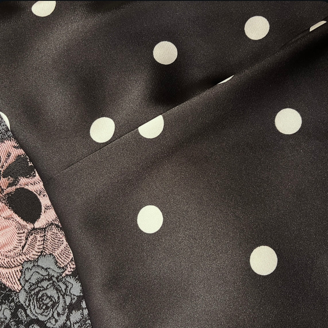 Clasique Jacket - Skulls and Roses - Musk