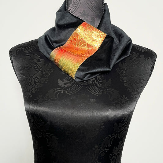 Loop scarf vintage japanese obi fabric made in melbourne eloise the label