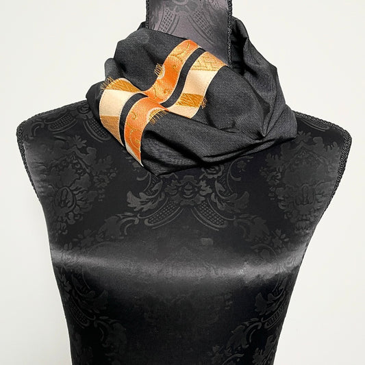 Loop scarf vintage japanese obi fabric made in melbourne eloise the label