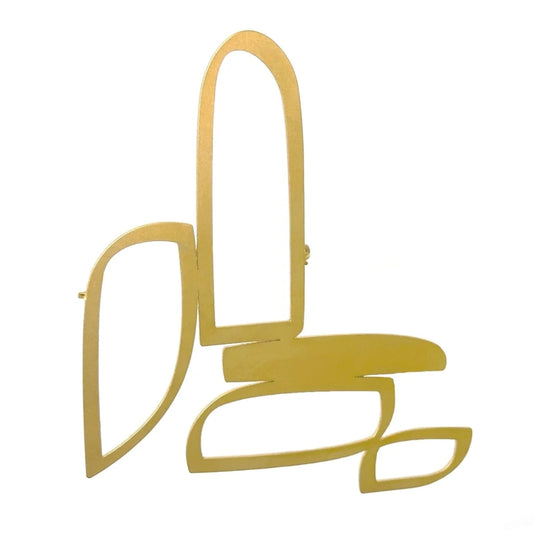 Cotter Brooch - Gold