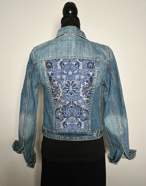 Eloise Upcycled - One Of A Kind - Luxe blue jacquard