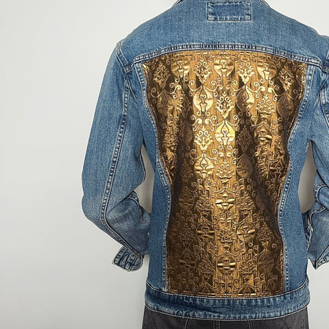 Eloise Upcycled Denim - One Of A Kind - Luxe gold