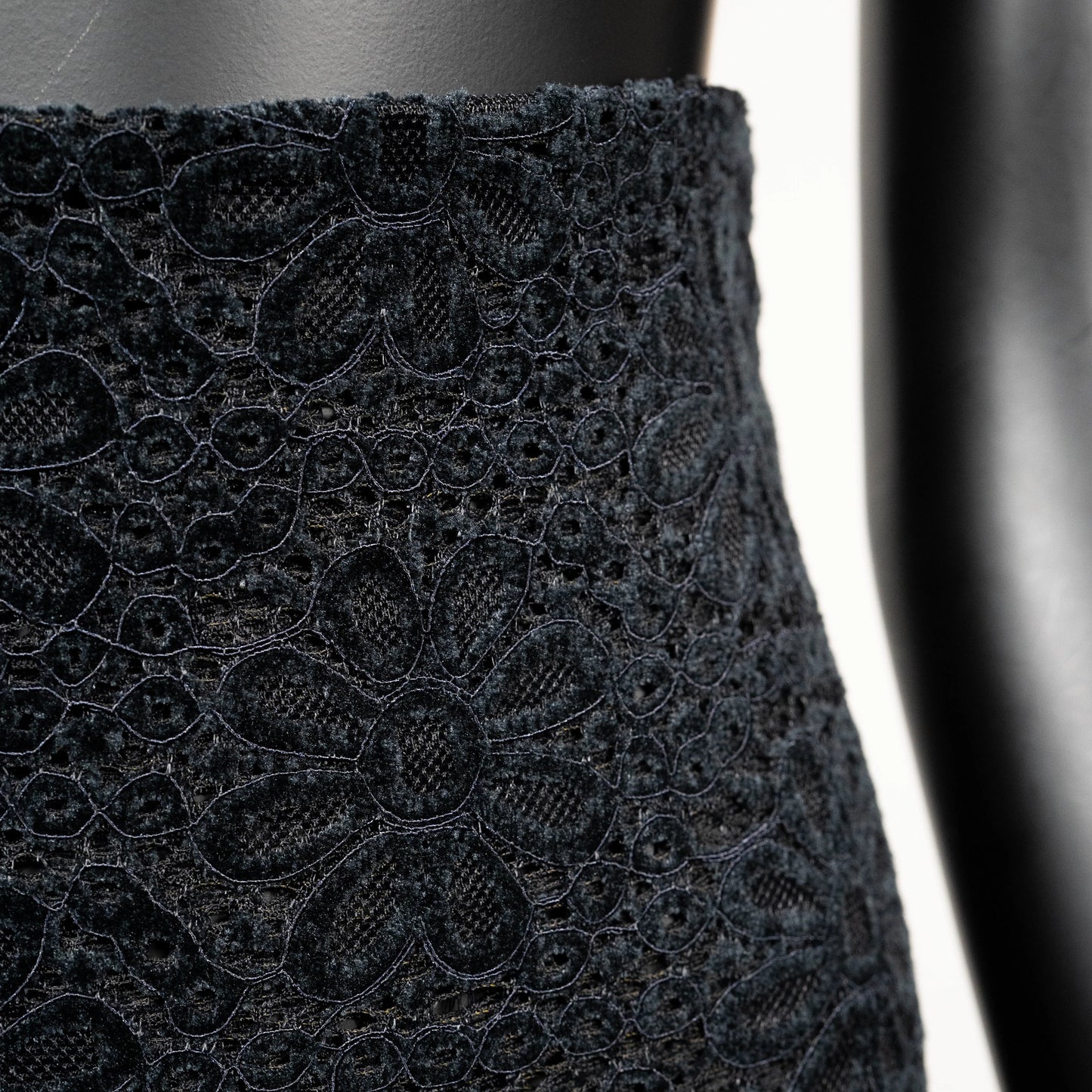 Black lace pant flare pant with high waist evening pant Eloise the label