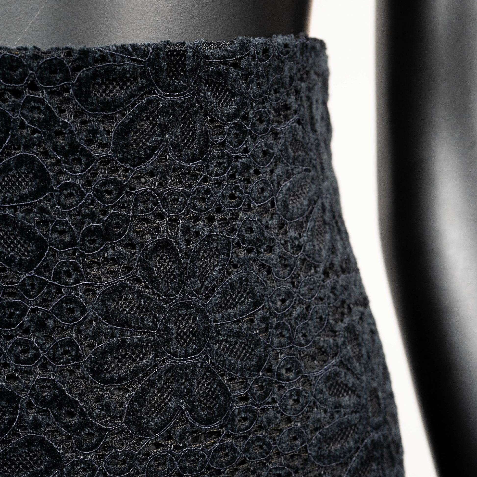 Black lace pant flare pant with high waist evening pant Eloise the label