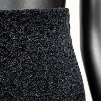 Black lace pant flare pant with high waist evening pant Eloise the label