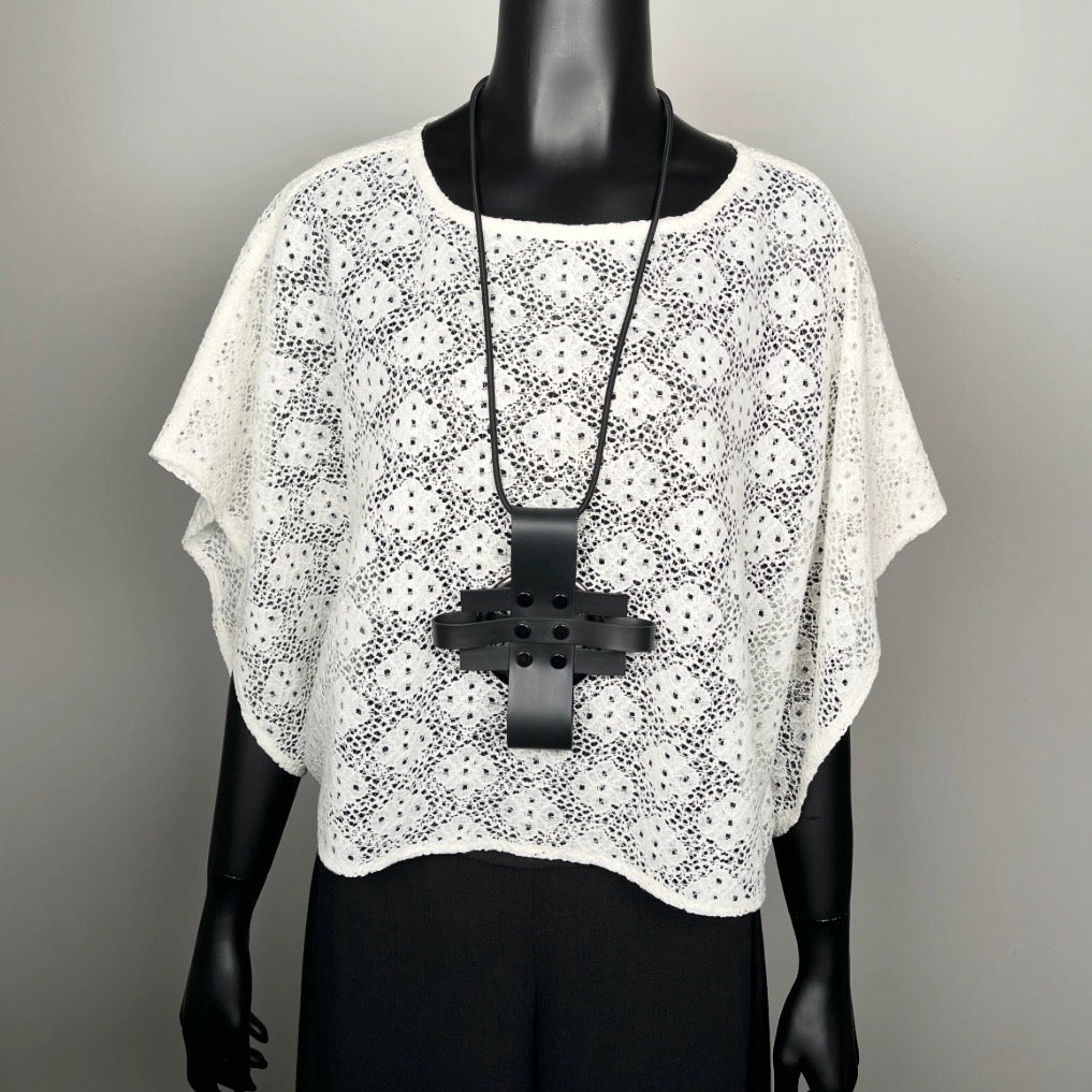 Florence Top - Ivory Cotton Lace