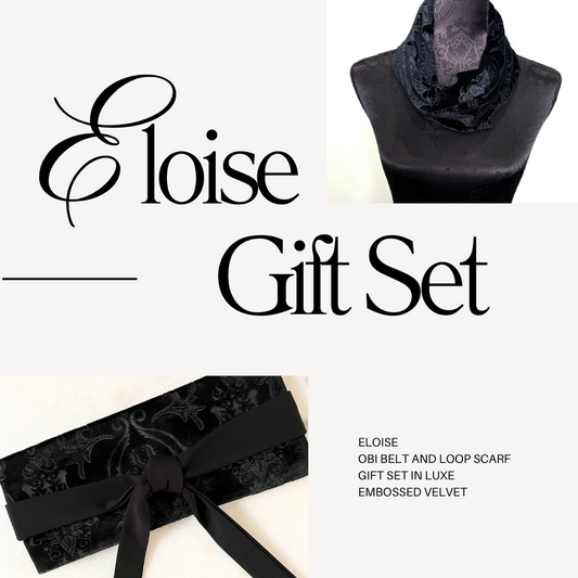Eloise Obi Belt & Loop Scarf Gift Set