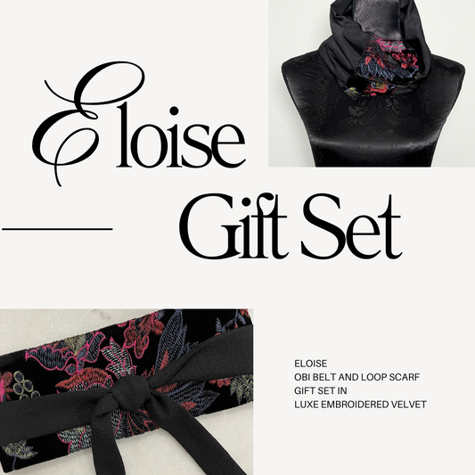 Eloise Obi Belt & Loop Scarf Set