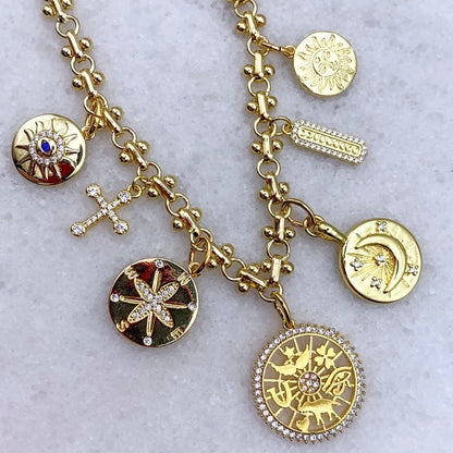 Golden Charms Necklace