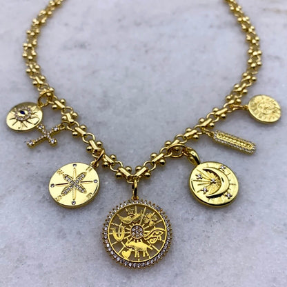 Golden Charms Necklace