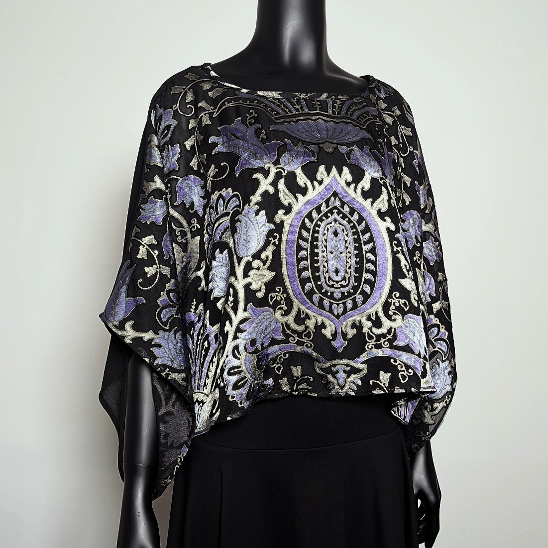 Havana Top - Purple Floral