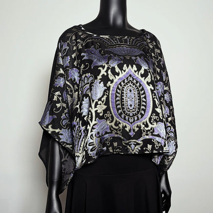 Havana Top - Purple Floral