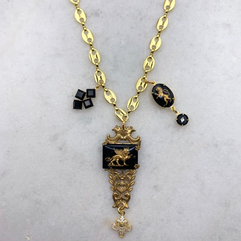 Jungle Luxe Regal Lion Necklace
