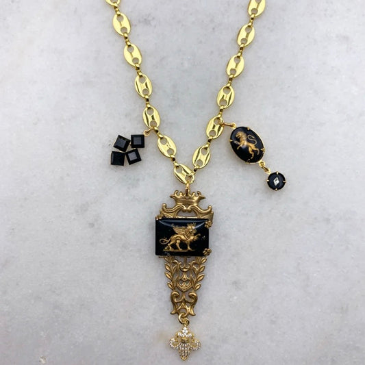 Jungle Luxe Regal Lion Necklace