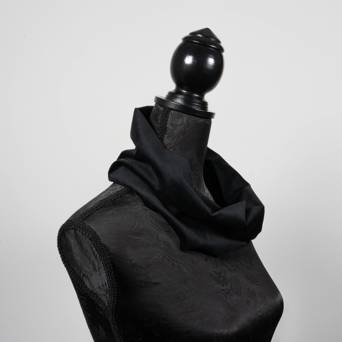 Black velvet infinity scarf  loop scarf melbourne made eloise the label
