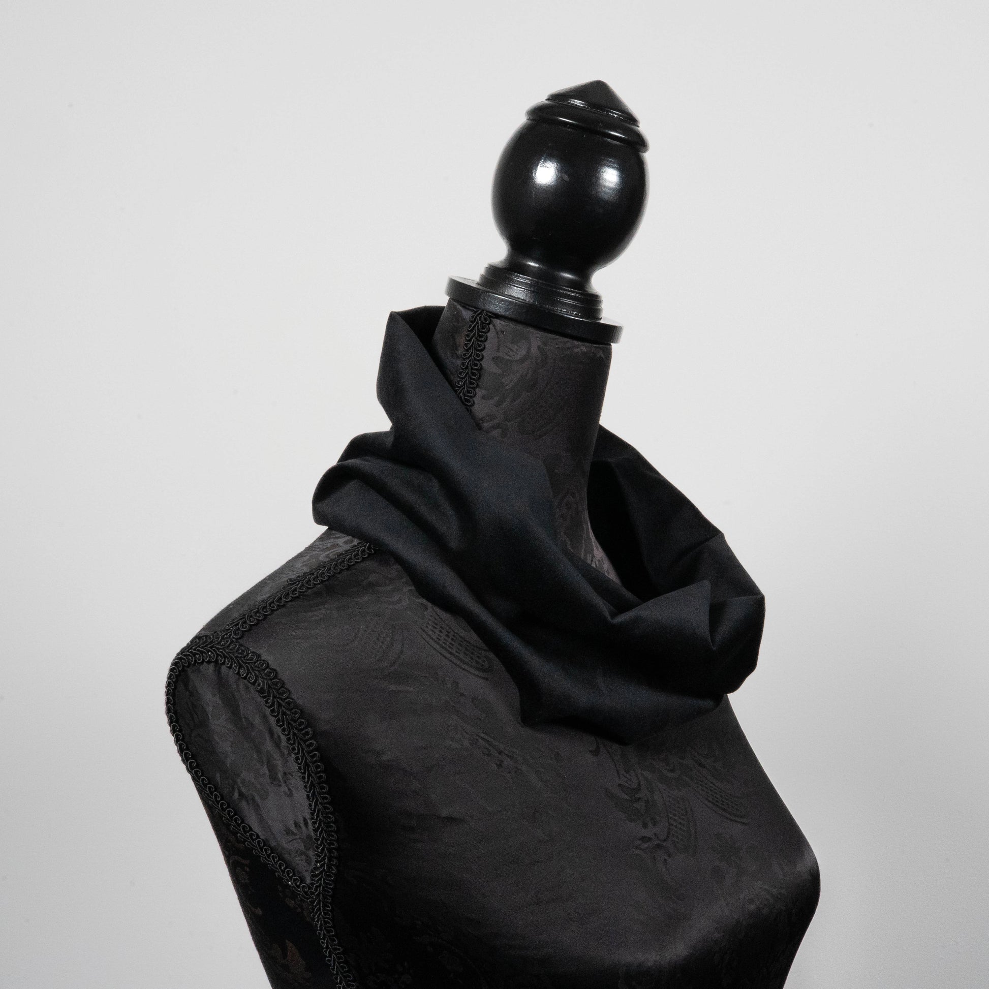 Black velvet infinity scarf  loop scarf melbourne made eloise the label