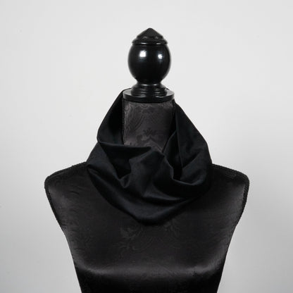 Black velvet infinity scarf  loop scarf melbourne made eloise the label