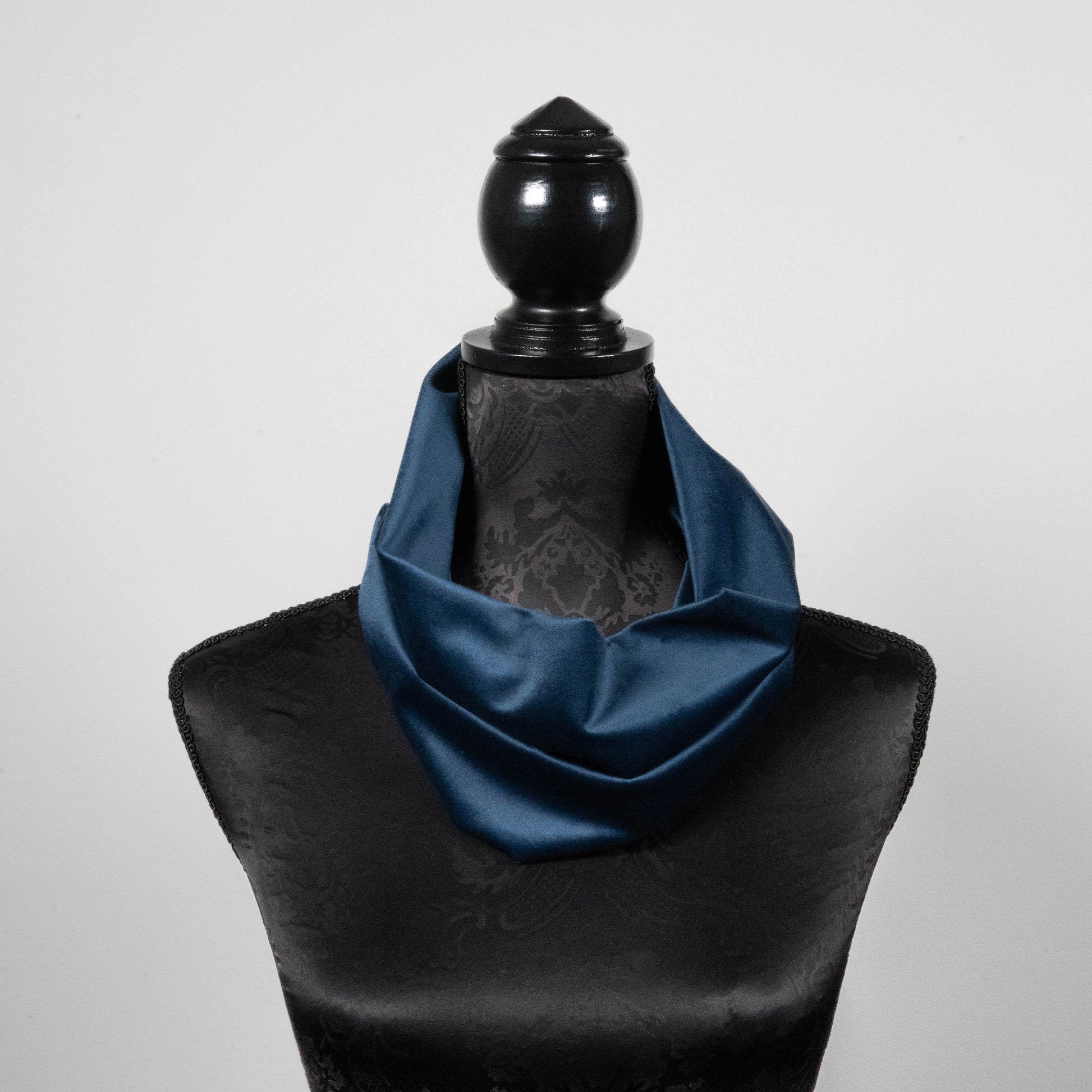 Blue velvet infinity scarf  loop scarf melbourne made eloise the label