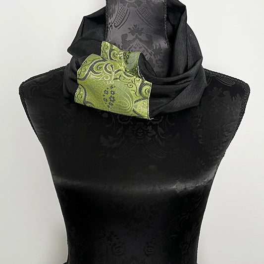 Luxe Collar - Loop Scarf - Golden Green