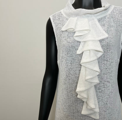 front flounce ladies top apparel stylish clothing handmade in melbourne classy elegant clothing timeless pieces timeless clothing classic style unique clothing unique style ageless style luxe fabrics statement clothing statement style evening style clothing womens clothing made in australia eloise the label