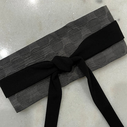 obi belt grey brocade jacquard melbourne made ladies clothing stylish clothing handmade in melbourne classy elegant clothing timeless pieces timeless clothing classic style unique clothing unique style ageless style luxe fabrics statement clothing statement style evening style womens clothing australian made clothing made in australia eloise the label