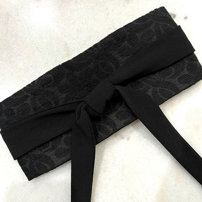 obi belt black brocade jacquard melbourne made ladies clothing stylish clothing handmade in melbourne classy elegant clothing timeless pieces timeless clothing classic style unique clothing unique style ageless style luxe fabrics statement clothing statement style evening style womens clothing australian made clothing made in australia eloise the label