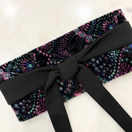 obi belt velvet melbourne made ladies clothing stylish clothing handmade in melbourne classy elegant clothing timeless pieces timeless clothing classic style unique clothing unique style ageless style luxe fabrics statement clothing statement style evening style womens clothing australian made clothing made in australia eloise the label