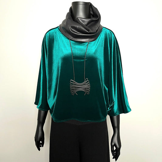 green velvet top evening top made in melboune eloise the label 