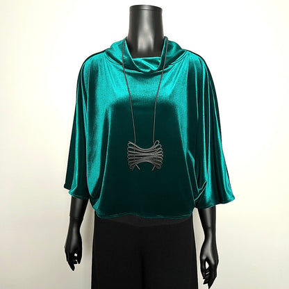 green velvet top evening top made in melboune eloise the label 