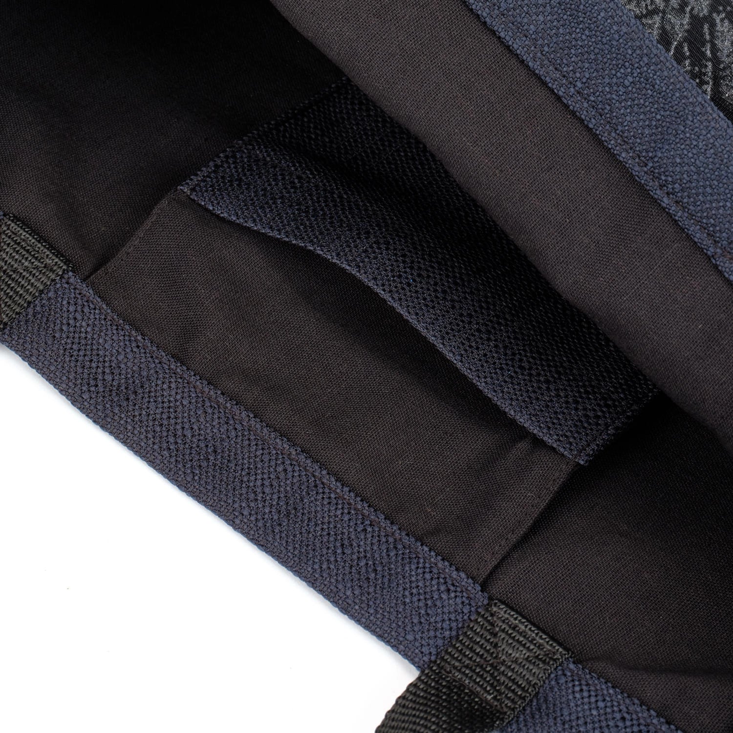 Black tote bag with black floral fleur de lis remnant fabric front pocket matching purse set fully lined made in Melbourne Eloise the label