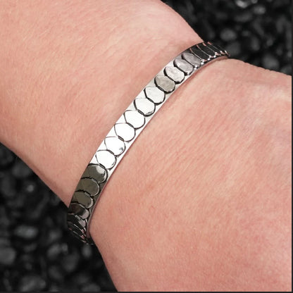 Snake Scale Cuff Bracelet