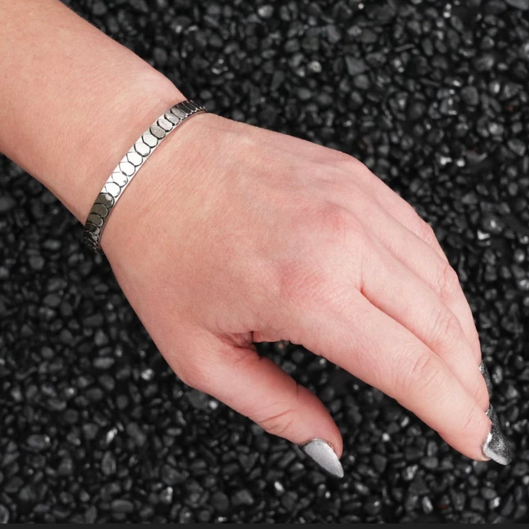 Snake Scale Cuff Bracelet