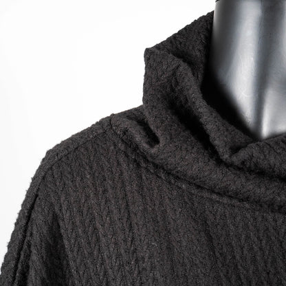 Whisper Top - Black Jacquard Knit