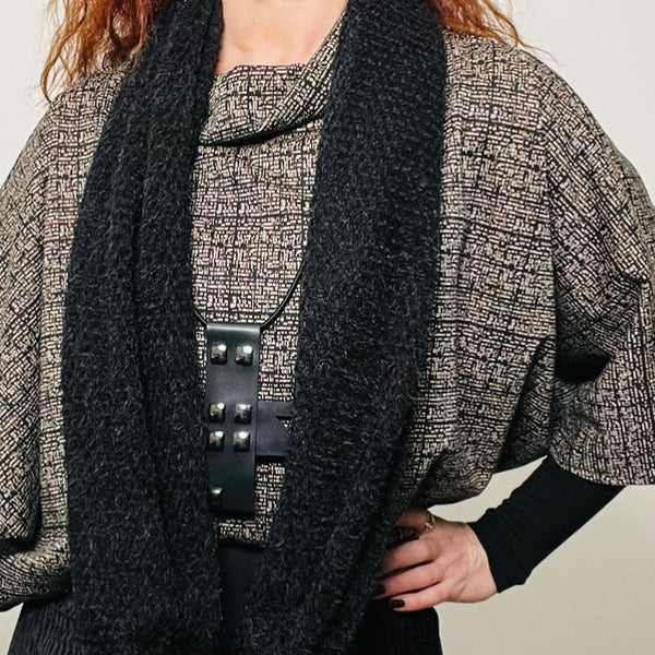 winter layering top ladies top womens apparel stylish clothing handmade in melbourne classy elegant clothing timeless pieces timeless clothing classic style unique clothing unique style ageless style luxe fabrics statement clothing statement style clothing womens clothing made in australia eloise the label