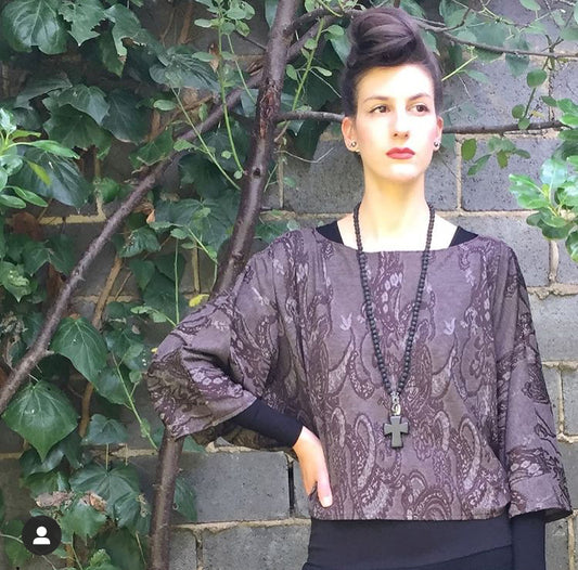 stretch jacquard top hand made in melbourne womens clothing ladies apparel stylish clothing classy elegant clothing timeless pieces timeless clothing classic style unique clothing unique style ageless style luxe fabrics statement clothing statement style evening style clothing made in australia eloise the label