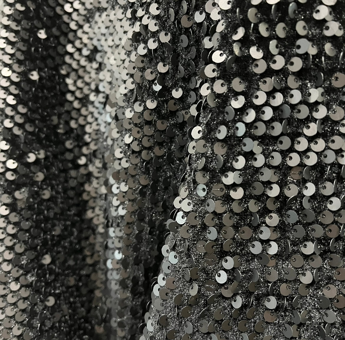 One Of A Kind Top - Black velvet with sequins