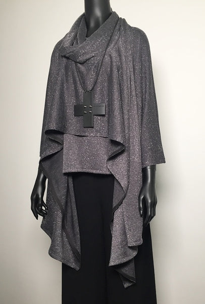 womens wrap ladies apparel stylish clothing handmade in melbourne classy elegant clothing timeless pieces timeless clothing classic style unique clothing unique style ageless style luxe fabrics statement clothing statement style evening style clothing grey womens clothing made in australia eloise the label