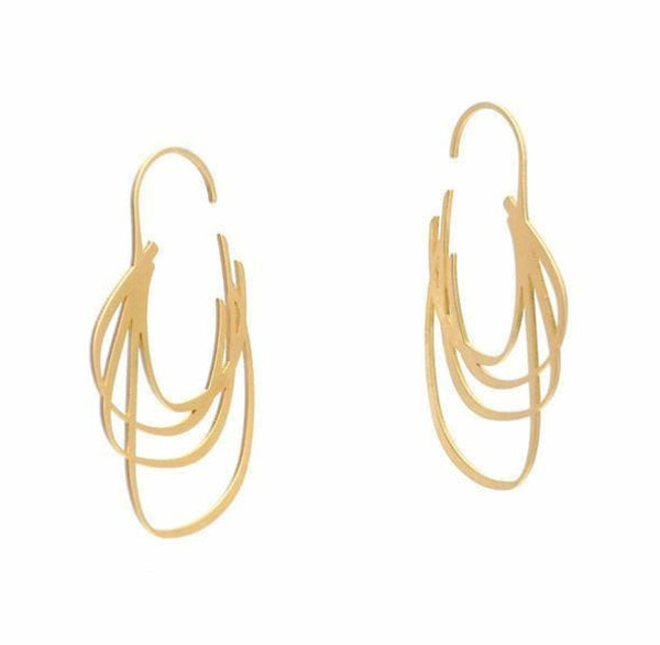 drop earrings handmade statement earrings gold handmade in melbourne australian made jewellery eloise the label