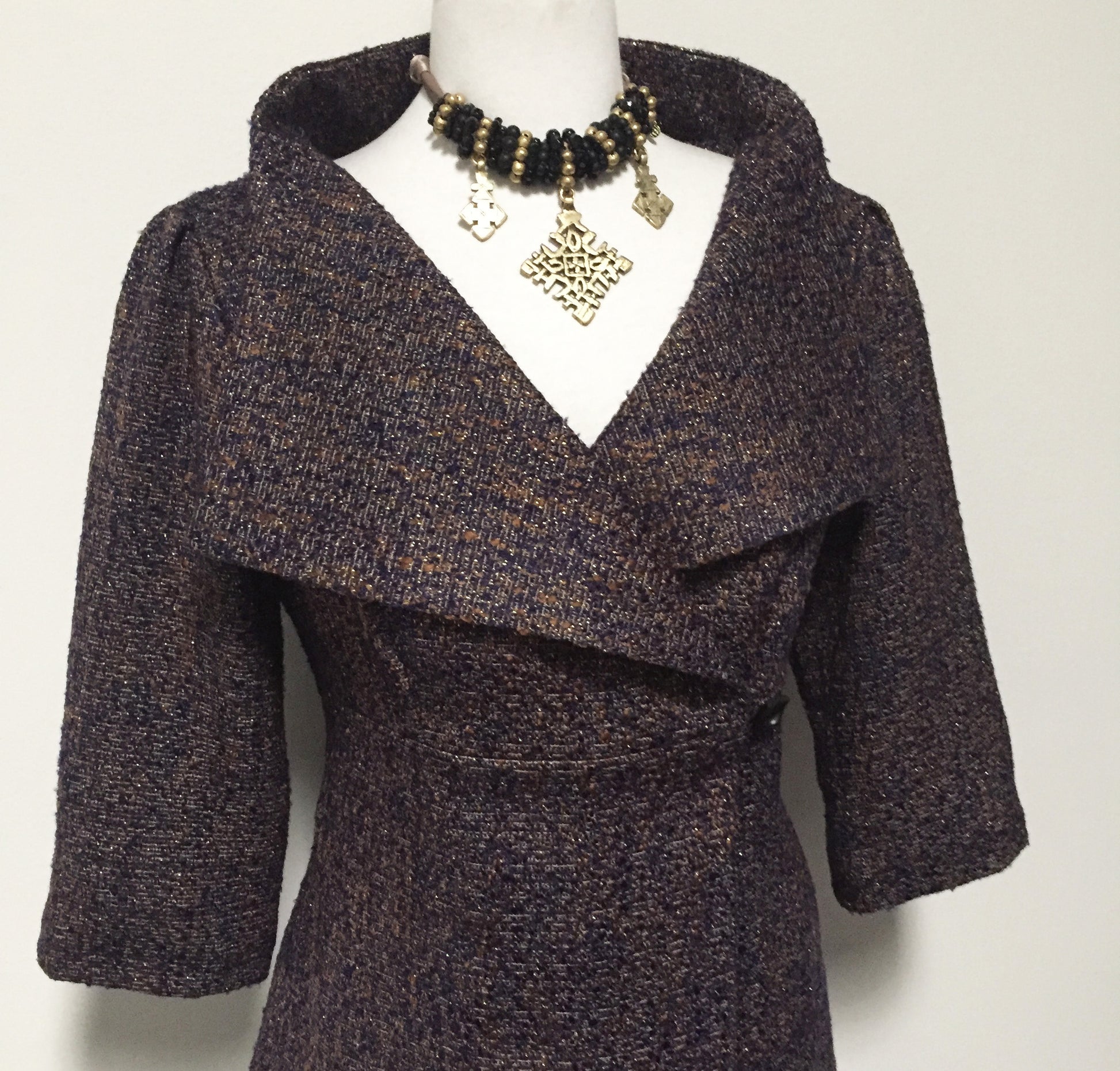 womens coat dress ladies apparel stylish clothing handmade in melbourne classy elegant clothing timeless pieces timeless clothing classic style unique clothing unique style ageless style luxe fabrics statement clothing statement style evening style clothing purple jacket womens clothing made in australia eloise the label