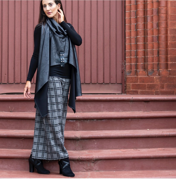 culotte wide leg pant high waisted pant ladies apparel stylish clothing handmade in melbourne classy elegant clothing timeless pieces timeless clothing classic style unique clothing unique style ageless style luxe fabrics statement clothing statement style evening style clothing womens clothing made in australia eloise the label