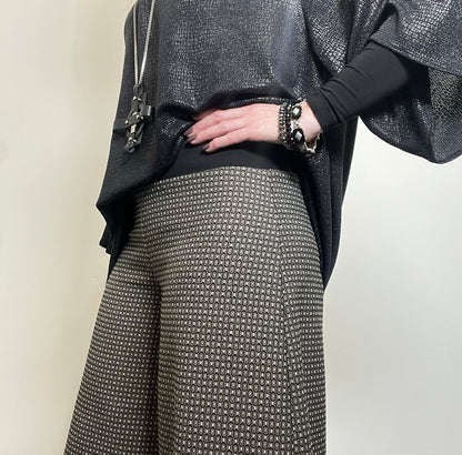 wide leg pant jacquard pants high waisted pant ladies apparel stylish clothing handmade in melbourne classy elegant clothing timeless pieces timeless clothing classic style unique clothing unique style ageless style luxe fabrics statement clothing statement style evening style clothing womens clothing made in australia eloise the label