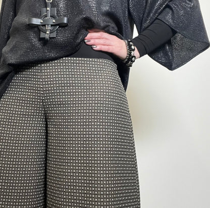 wide leg pant jacquard pants high waisted pant ladies apparel stylish clothing handmade in melbourne classy elegant clothing timeless pieces timeless clothing classic style unique clothing unique style ageless style luxe fabrics statement clothing statement style evening style clothing womens clothing made in australia eloise the label