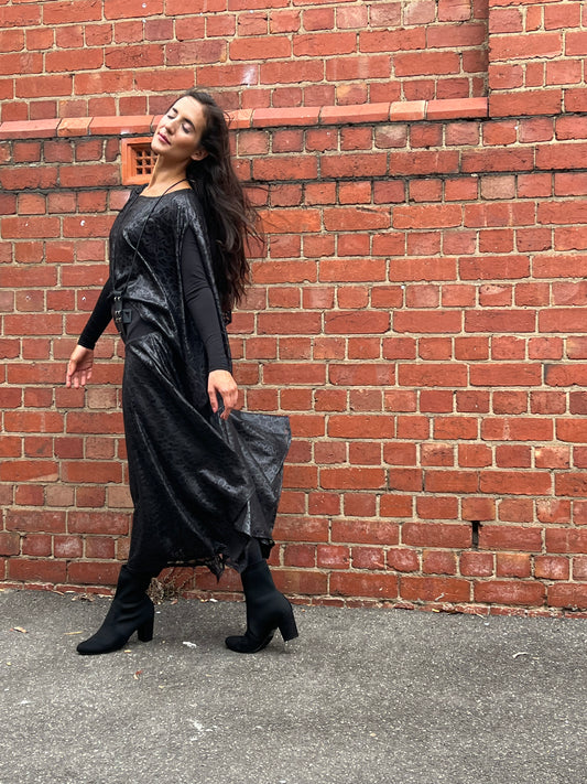 skirt ladies apparel black lace stylish clothing handmade in melbourne classy elegant clothing timeless pieces timeless clothing classic style unique clothing unique style ageless style luxe fabrics black statement clothing statement style evening style clothing womens clothing made in australia eloise the label