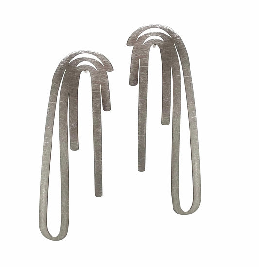 handmade statement earrings gold handmade in melbourne australian made jewellery eloise the label